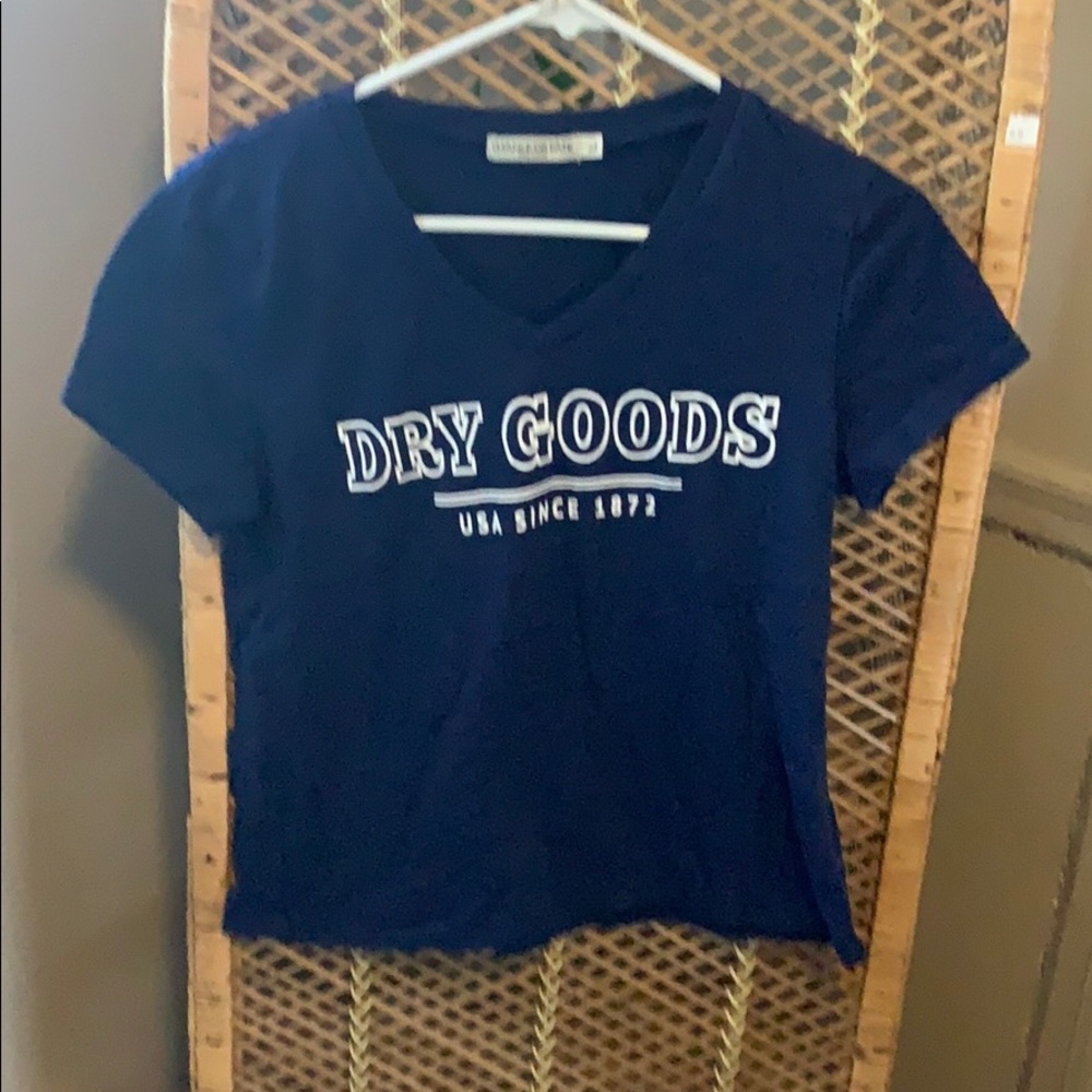 Cropped Dry Goods tee shirt